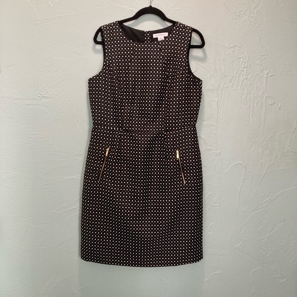 Liz Claiborne
14 black dress with white squares